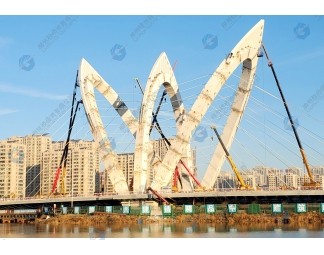 Bridge Across Tuhai River on Xinghua Road in Liaocheng City