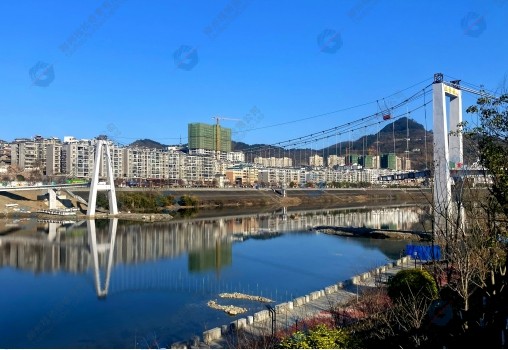 Hubei Province Wufu Bridge