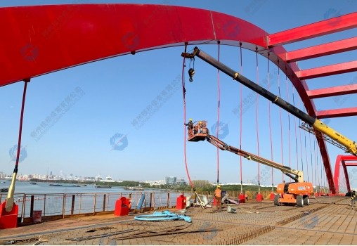 Shanghai Shengpu Road Hanger Arch Bridge